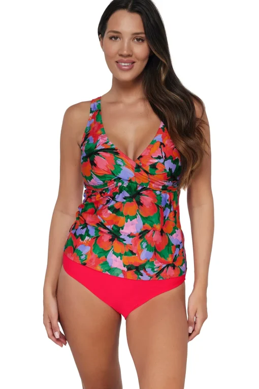 Sunsets Hummingbird Cove Elsie Tankini Top< Plus Size | Underwire