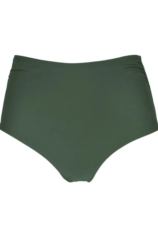 Sunsets Island Green Capri High Waist Bottom< Plus Size | High-Waist