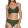 Sunsets Island Green Lyla Bralette Top< Wire-Free