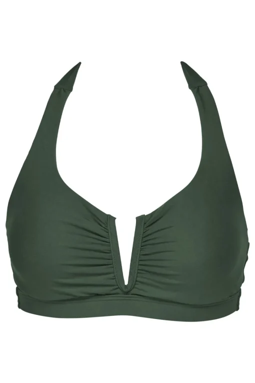 Sunsets Island Green Vienna V-Wire Top< Plus Size | Underwire