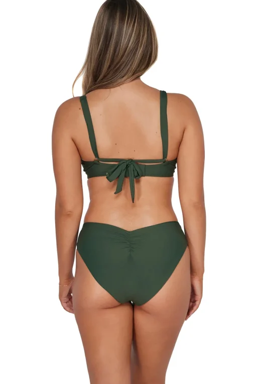 Sunsets Island Green Vienna V-Wire Top< Plus Size | Underwire