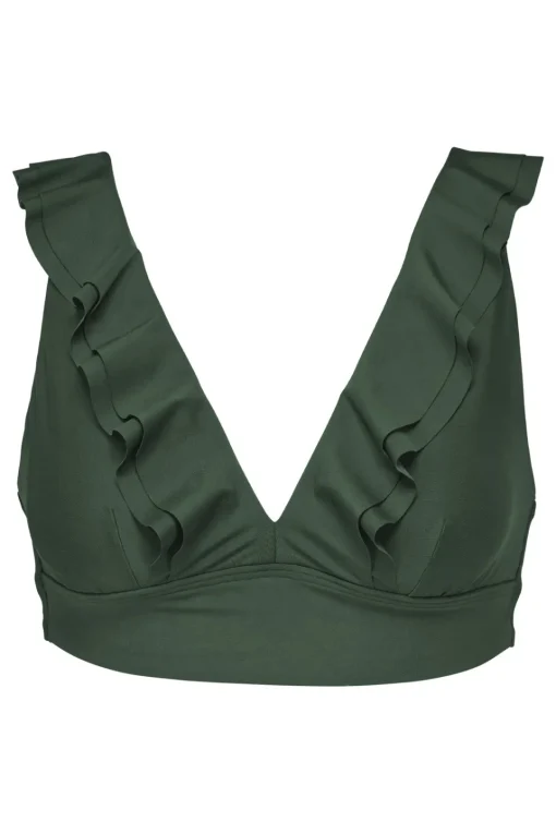 Sunsets Island Green Willa Wireless Top< Plus Size | Wire-Free
