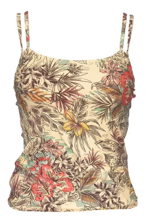 Sunsets Island Spice Taylor Tankini Top< Plus Size | Underwire