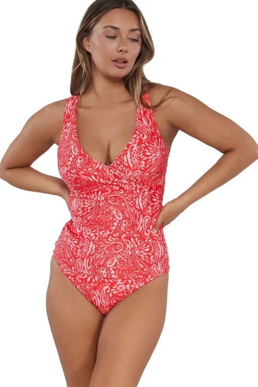 Sunsets Majorca Elsie Tankini Top< Plus Size | Underwire