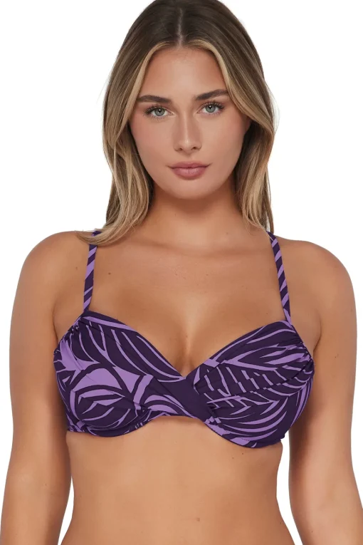 Sunsets Mystic Palms Crossroads Underwire Top< Plus Size | Underwire