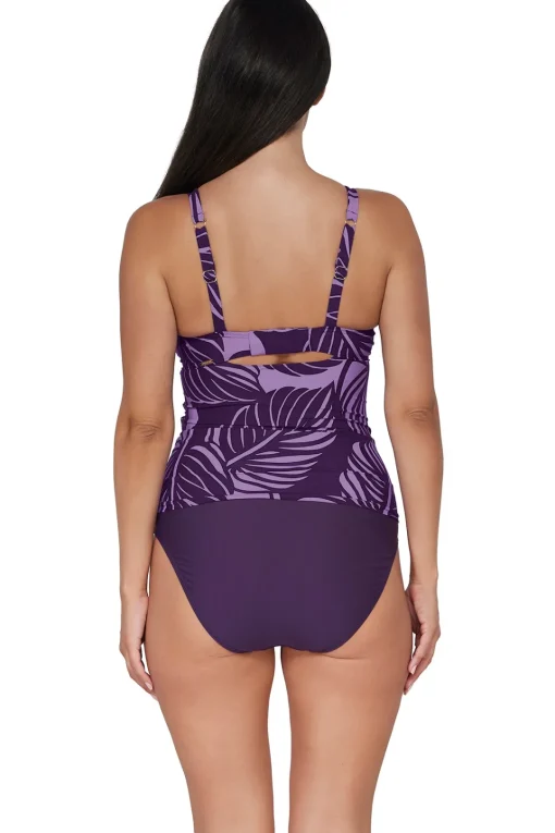 Sunsets Mystic Palms Serena Tankini Top< Plus Size | Underwire