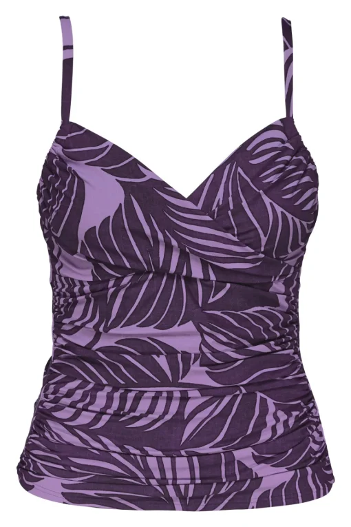 Sunsets Mystic Palms Simone Tankini Top< Wire-Free | Tankinis