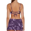 Sunsets Mystic Palms Sporty Swim Skirt Bottom< Plus Size