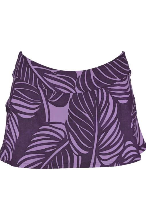 Sunsets Mystic Palms Sporty Swim Skirt Bottom< Plus Size