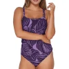 Sunsets Mystic Palms Taylor Tankini Top< Plus Size | Underwire