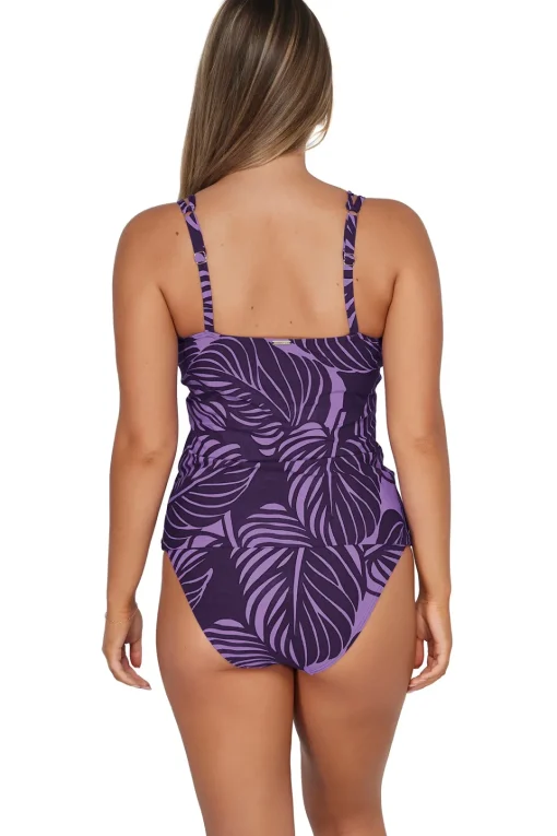 Sunsets Mystic Palms Taylor Tankini Top< Plus Size | Underwire