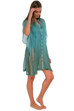 Sunsets Ocean Shore Thing Tunic< Cover-Ups