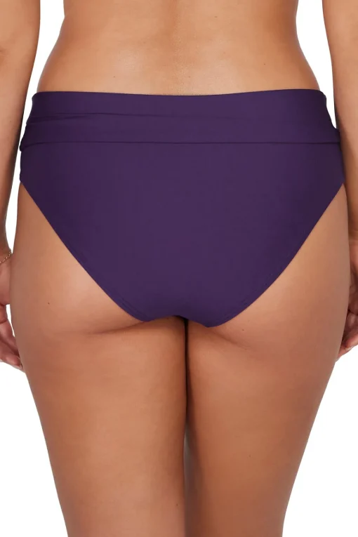 Sunsets Paradise Plum Capri High Waist Bottom< Plus Size | High-Waist
