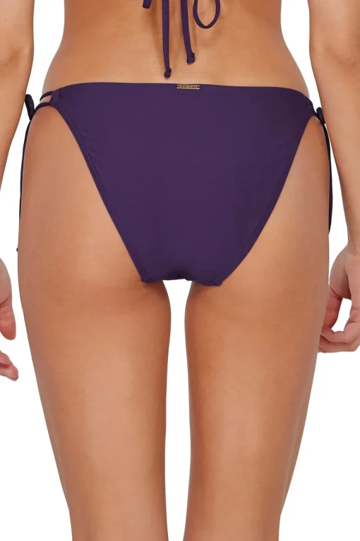 Sunsets Paradise Plum Everlee Tie Side Bottom< Tie Side | Bikini Bottoms