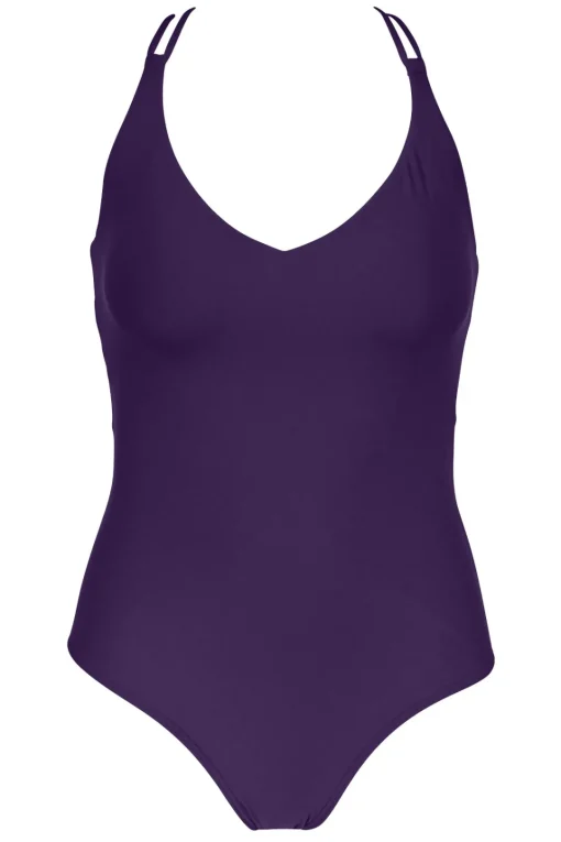 Sunsets Paradise Plum Veronica One Piece< Classic