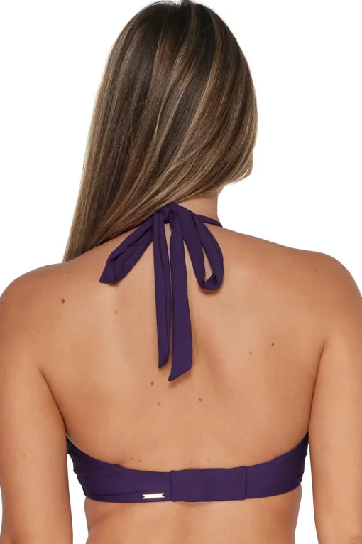 Sunsets Paradise Plum Vienna V-Wire Top< Plus Size | Underwire