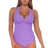 Sunsets Passion Flower Elsie Tankini Top< Plus Size | Underwire