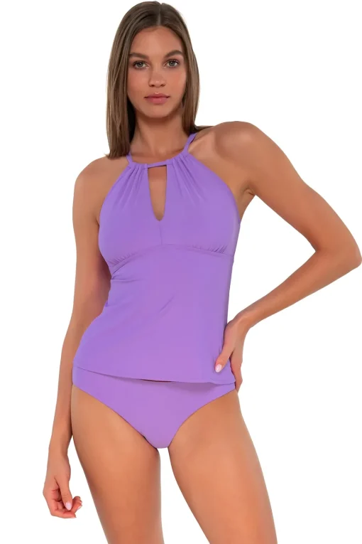 Sunsets Passion Flower Mia Tankini Top< Tankinis