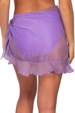 Sunsets Passion Flower Short and Sweet Skirt< Cover-Ups