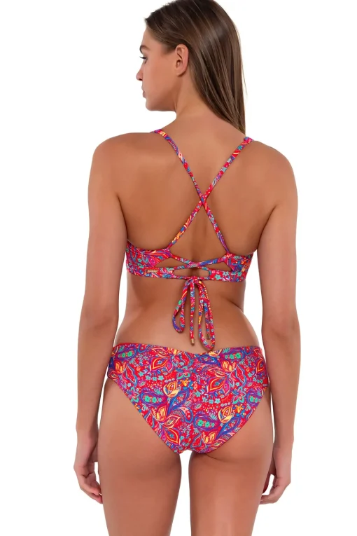 Sunsets Rue Paisley Brandi Bralette Top< Wire-Free | Bikini Tops