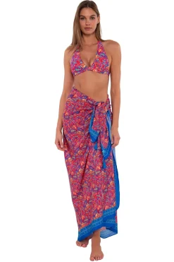 Sunsets Rue Paisley Paradise Pareo< Cover-Ups