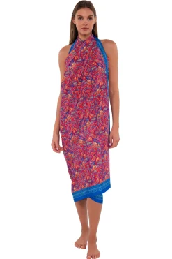Sunsets Rue Paisley Paradise Pareo< Cover-Ups