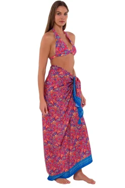 Sunsets Rue Paisley Paradise Pareo< Cover-Ups