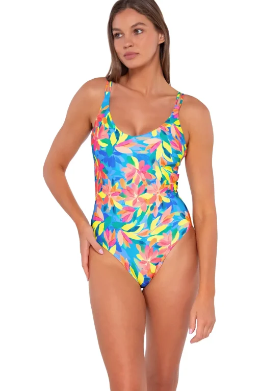 Sunsets Shoreline Petals Veronica One Piece< Classic