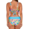 Sunsets Shoreline Petals Capri High Waist Bottom< High-Waist | Bikini Bottoms