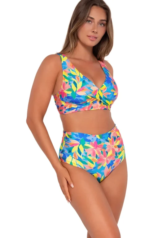 Sunsets Shoreline Petals Elsie Top< Underwire | Bra-Sized