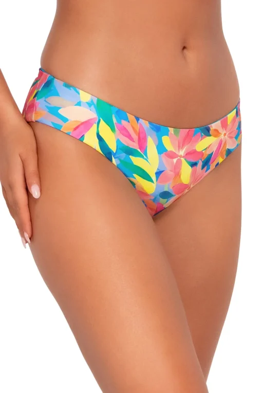 Sunsets Shoreline Petals Alana Reversible Hipster Bottom< Low-Rise | Bikini Bottoms