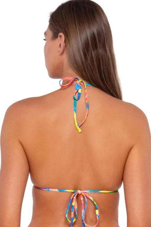 Sunsets Shoreline Petals Laney Triangle Top< Wire-Free | Bikini Tops