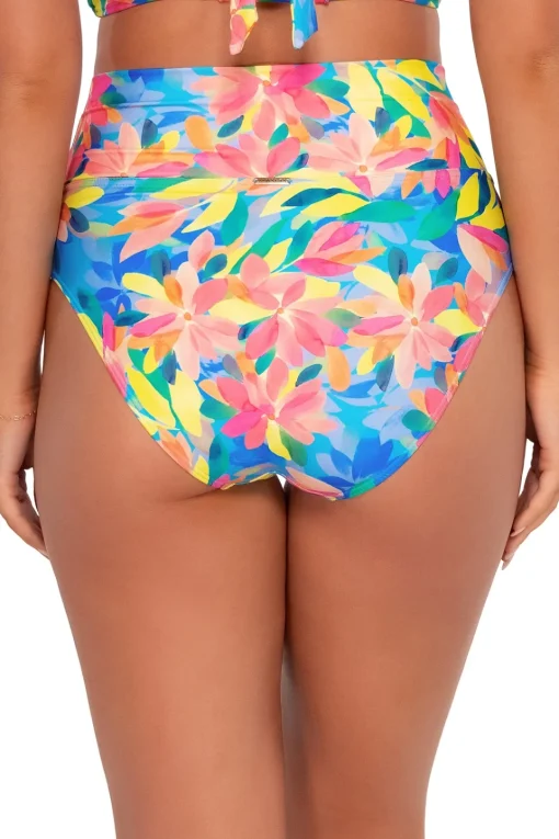 Sunsets Shoreline Petals Hannah High Waist Bottom< Plus Size | High-Waist