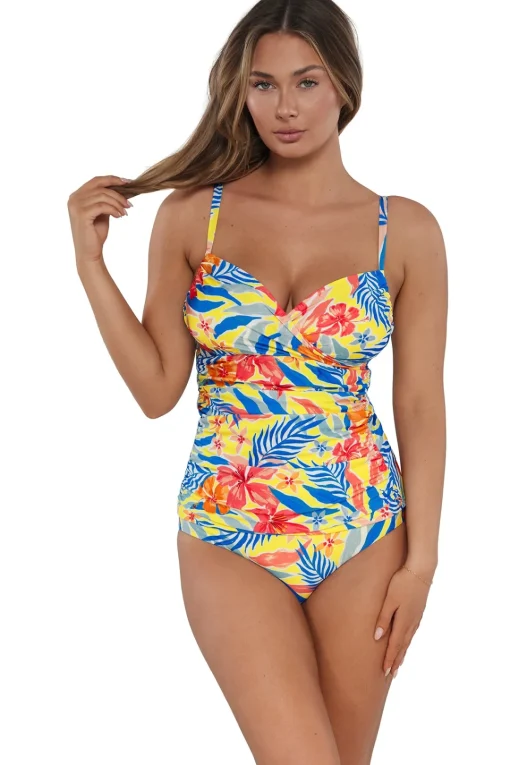 Sunsets Suncatcher Serena Tankini Top< Plus Size | Underwire