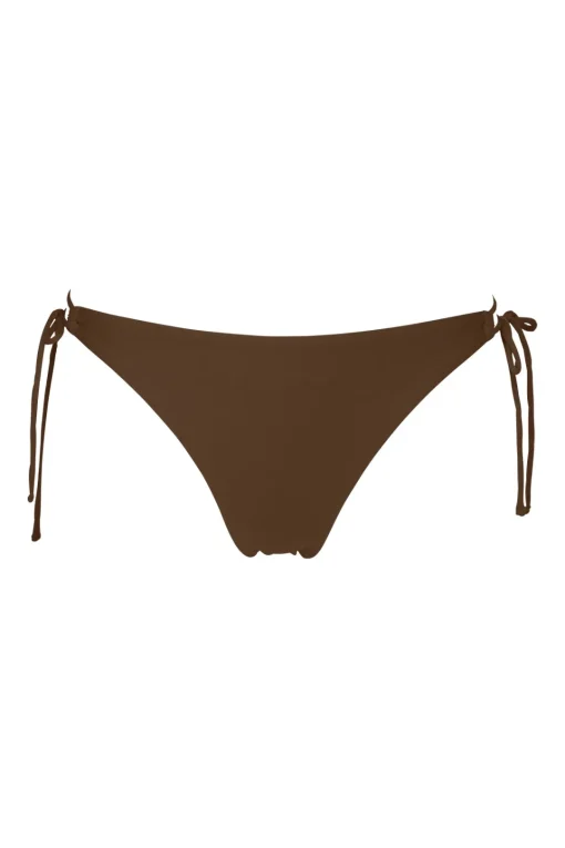 Sunsets Tiki Brown Everlee Tie Side Bottom< Bikini Bottoms | Tie Side
