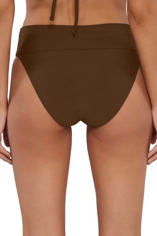 Sunsets Tiki Brown Hannah High Waist Bottom< Plus Size | High-Waist