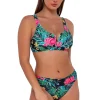 Sunsets Twilight Blooms Vienna V-Wire Top< Plus Size | Underwire