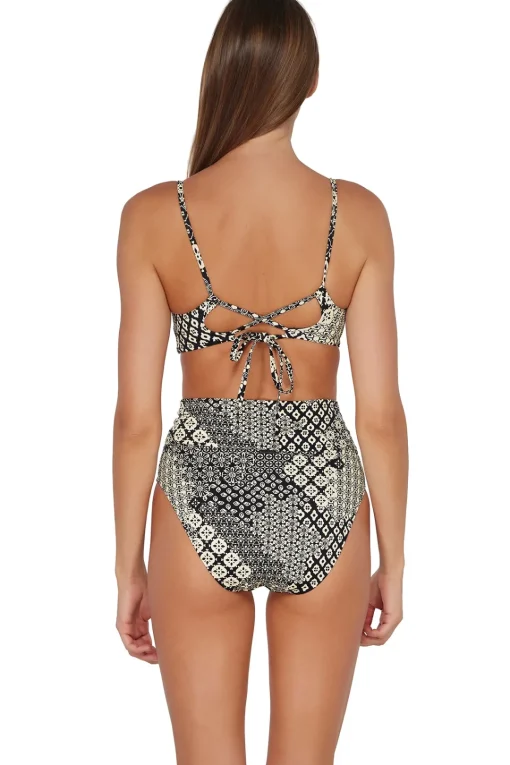 Sunsets Venice Seagrass Texture Hannah High Waist Bottom< Plus Size | High-Waist