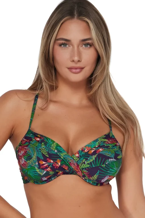 Sunsets Welcome To Rio Crossroads Underwire Top< Plus Size | Underwire