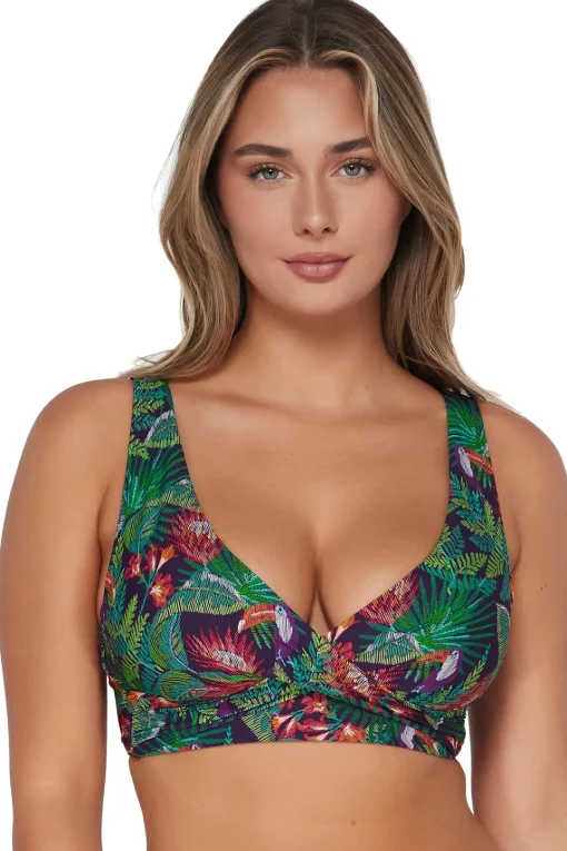 Sunsets Welcome To Rio Elsie Top< Plus Size | Underwire