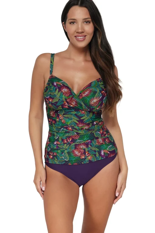 Sunsets Welcome To Rio Serena Tankini Top< Plus Size | Bra-Sized