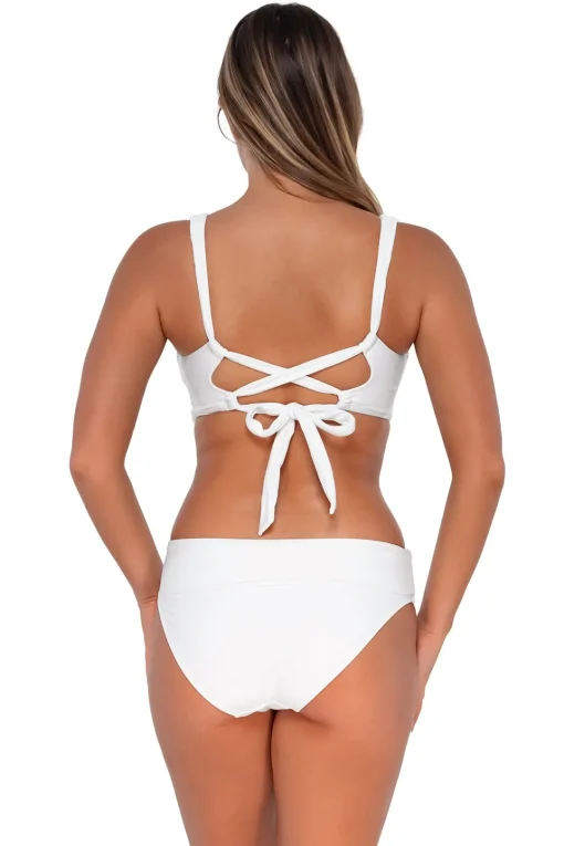 Sunsets White Lily Elsie Top< Bra-Sized | Bikini Tops