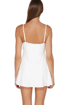 Sunsets White Lily Naomi Swim Dress One Piece< Swim Dress