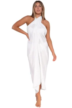 Sunsets White Lily Paradise Pareo< Cover-Ups